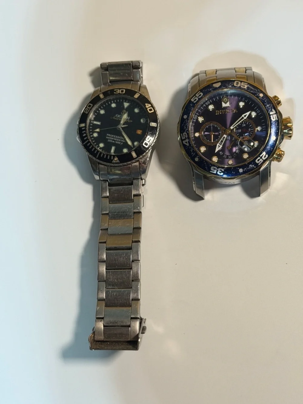 Invicta and Ocean Adventure Men’s Watches for parts